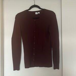 Red, Gap, cardigan, size small